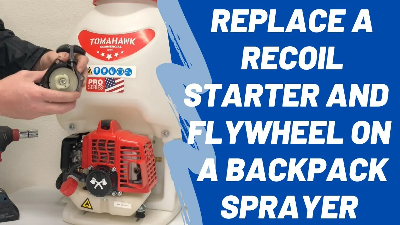 Recoil Starter for TPS25 Backpack Sprayer (4 Bolt Mount) (P23.10A)