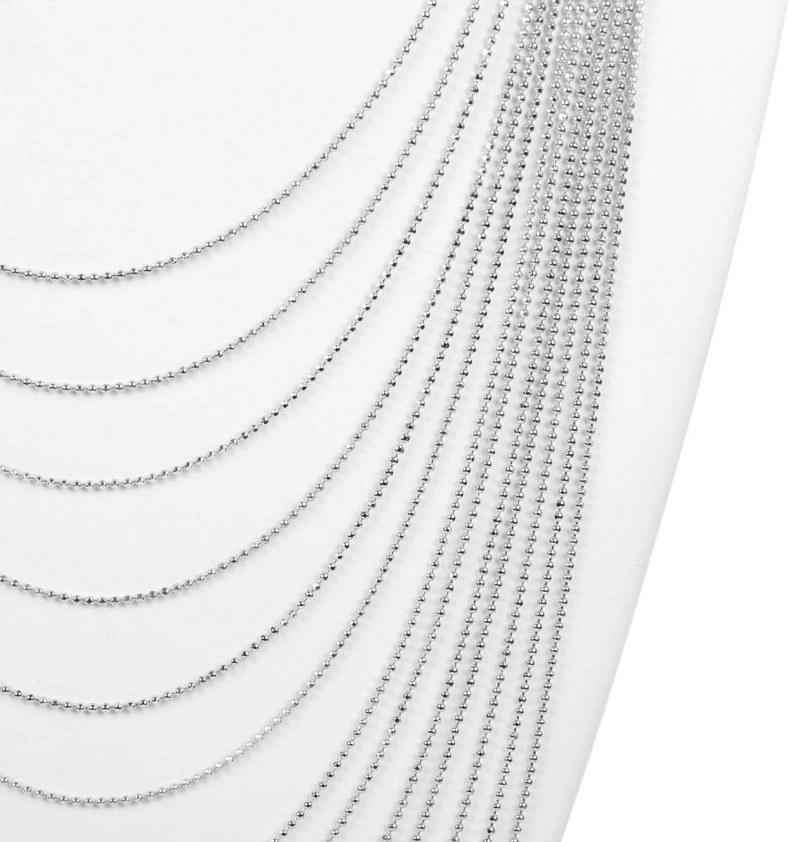 RIAH FASHION Bohemian Multi Layer Statement Necklace - Gypsy Layered Strand Drape Long Y Chain Bar Feather Pendant Drop Lariat