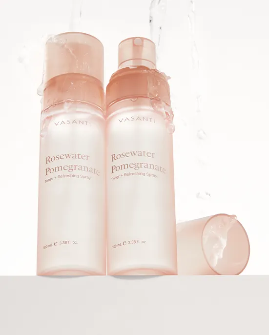 Rosewater Pomegranate Toner   Refreshing Spray