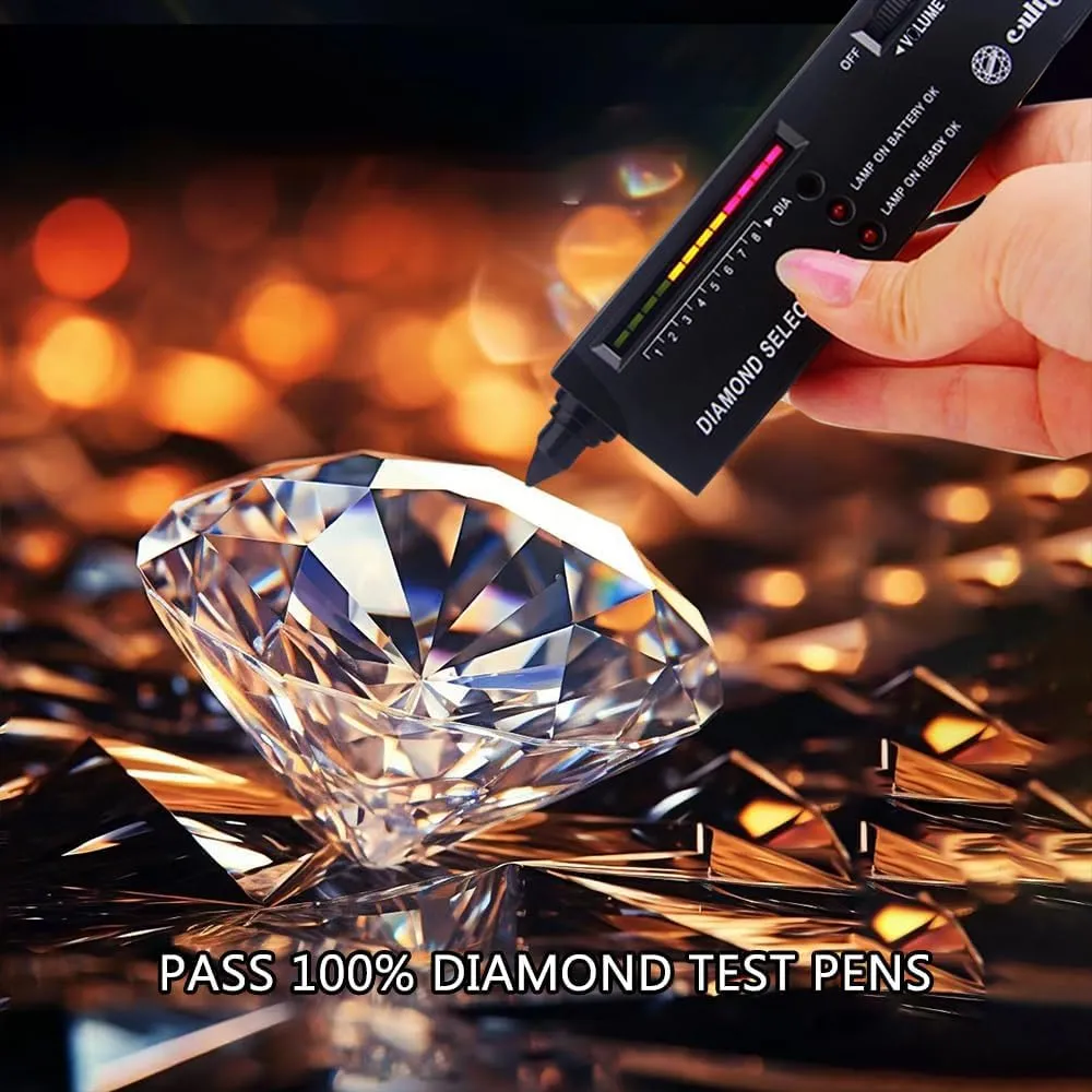 S925 Sterling Silver Adjustable Mens Wedding Rings | 1 Carat Classic Diamond Ring Design | D-color VVS1 Excellent Cut | Ideal Father's Day Gift