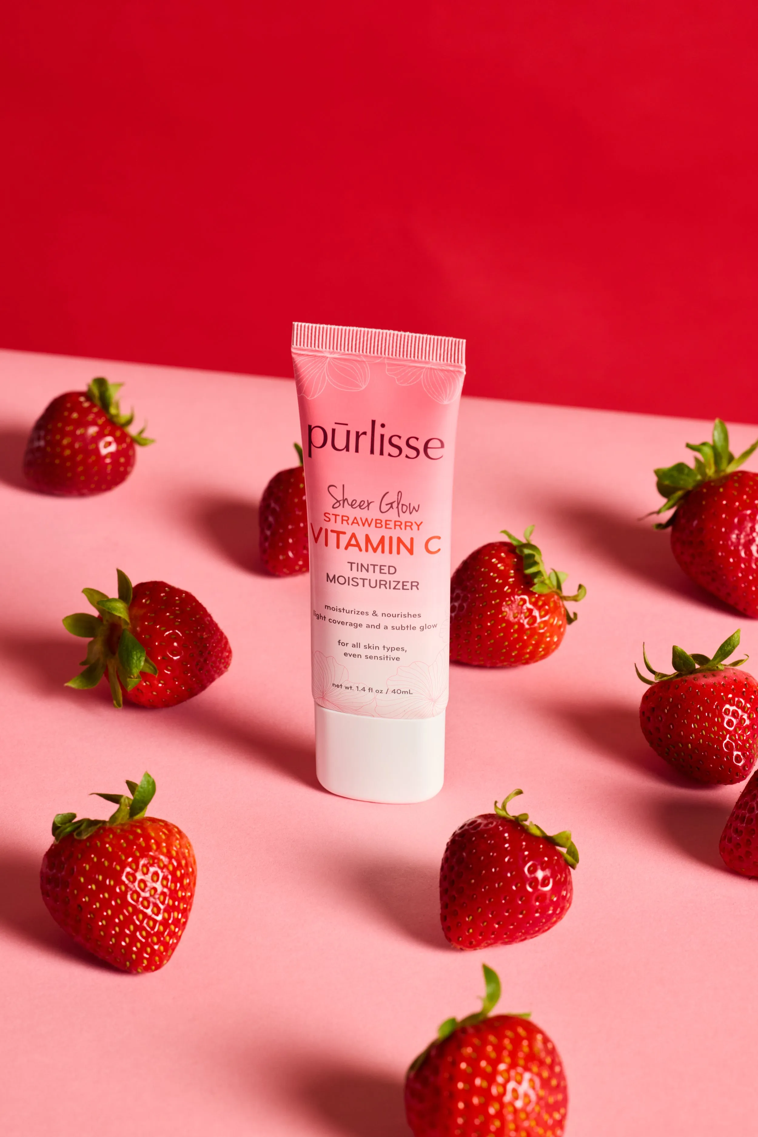 Sheer Glow Strawberry Vitamin C Tinted Moisturizer