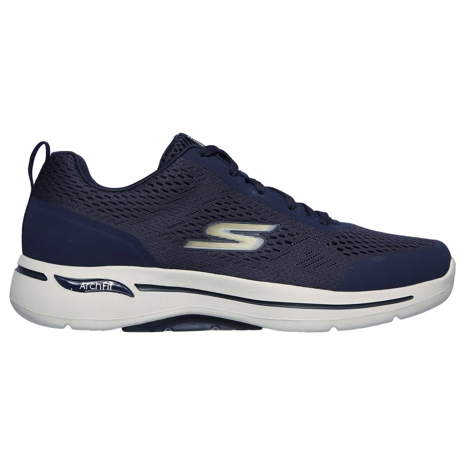 Skechers Go Walk Arch Fit Idyllic Sports Shoes Mens Sports in  Navy Gold