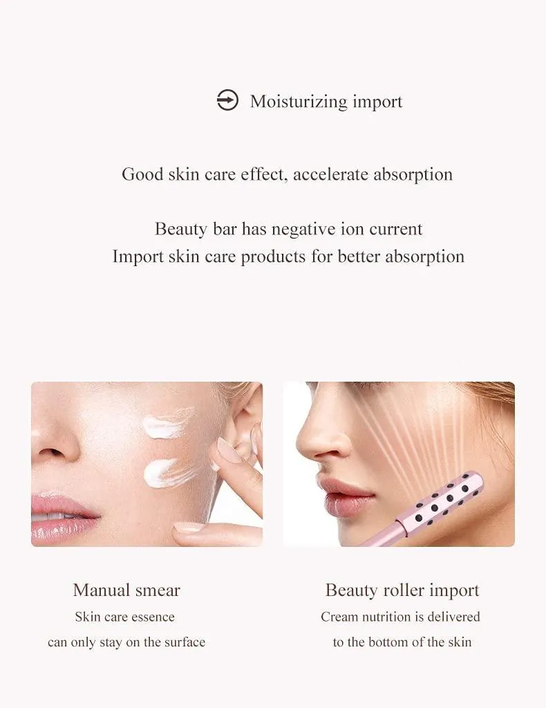 Slimming Face Massager & Body Massage Roller with Rose Quartz