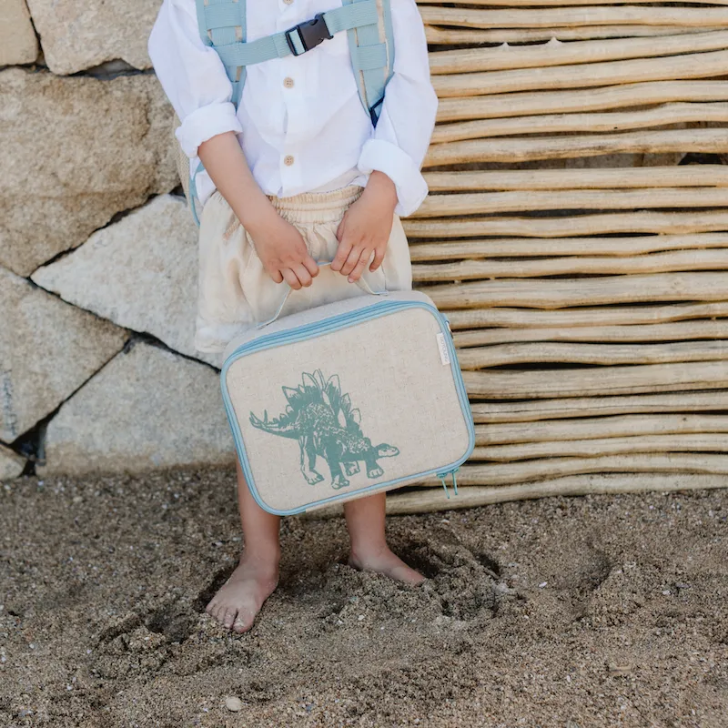 SoYoung Insulated Lunch Bag - Green Stegosaurus