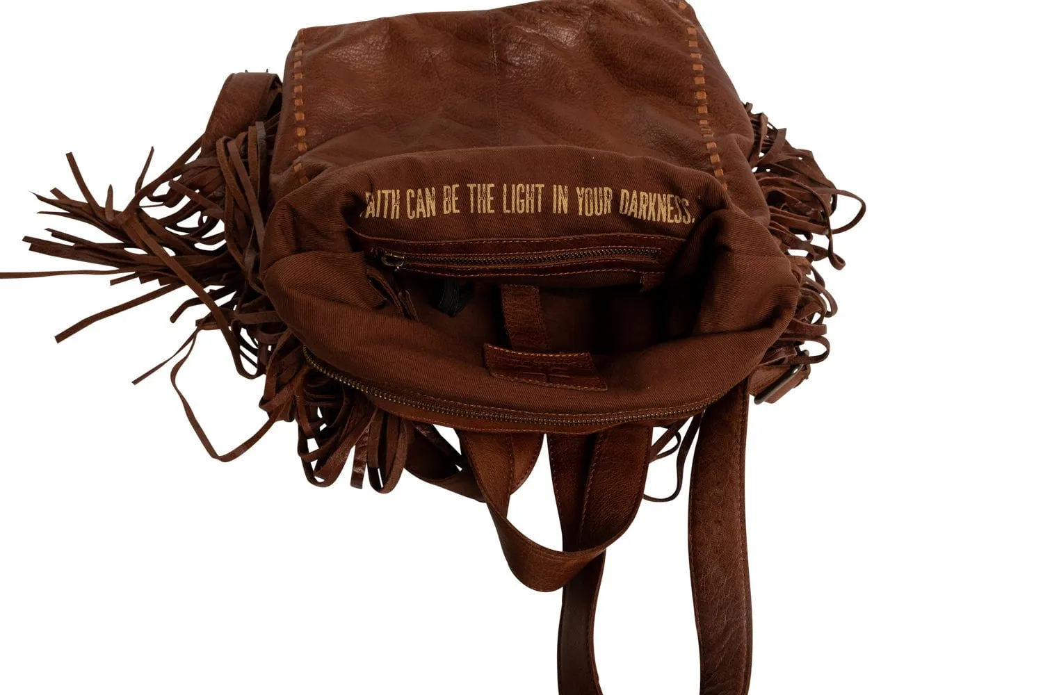 STS Ranchwear Womens Indie Gwen Walnut Buffalo Leather Backpack