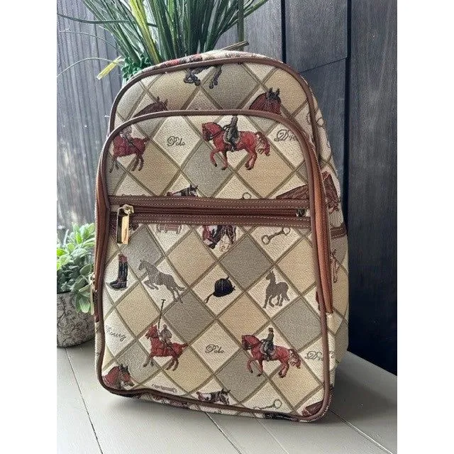 Tapestry Handbag - Equestrian