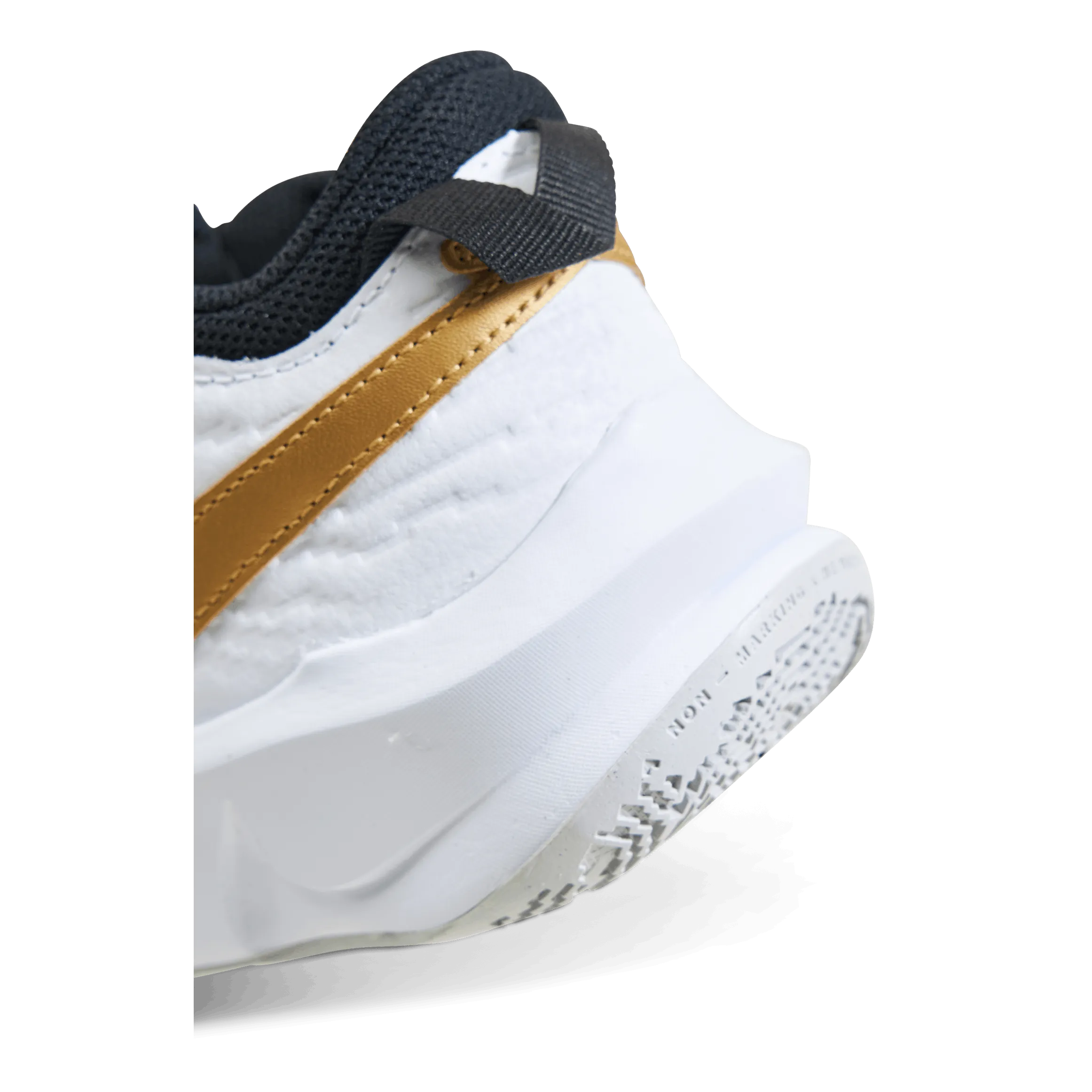Team Hustle D 10 Big Kids' Basketball Shoes BLACK/METALLIC GOLD-WHITE-PHOTON DUST