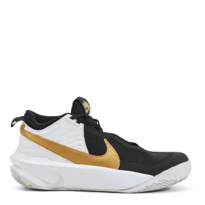 Team Hustle D 10 Big Kids' Basketball Shoes BLACK/METALLIC GOLD-WHITE-PHOTON DUST