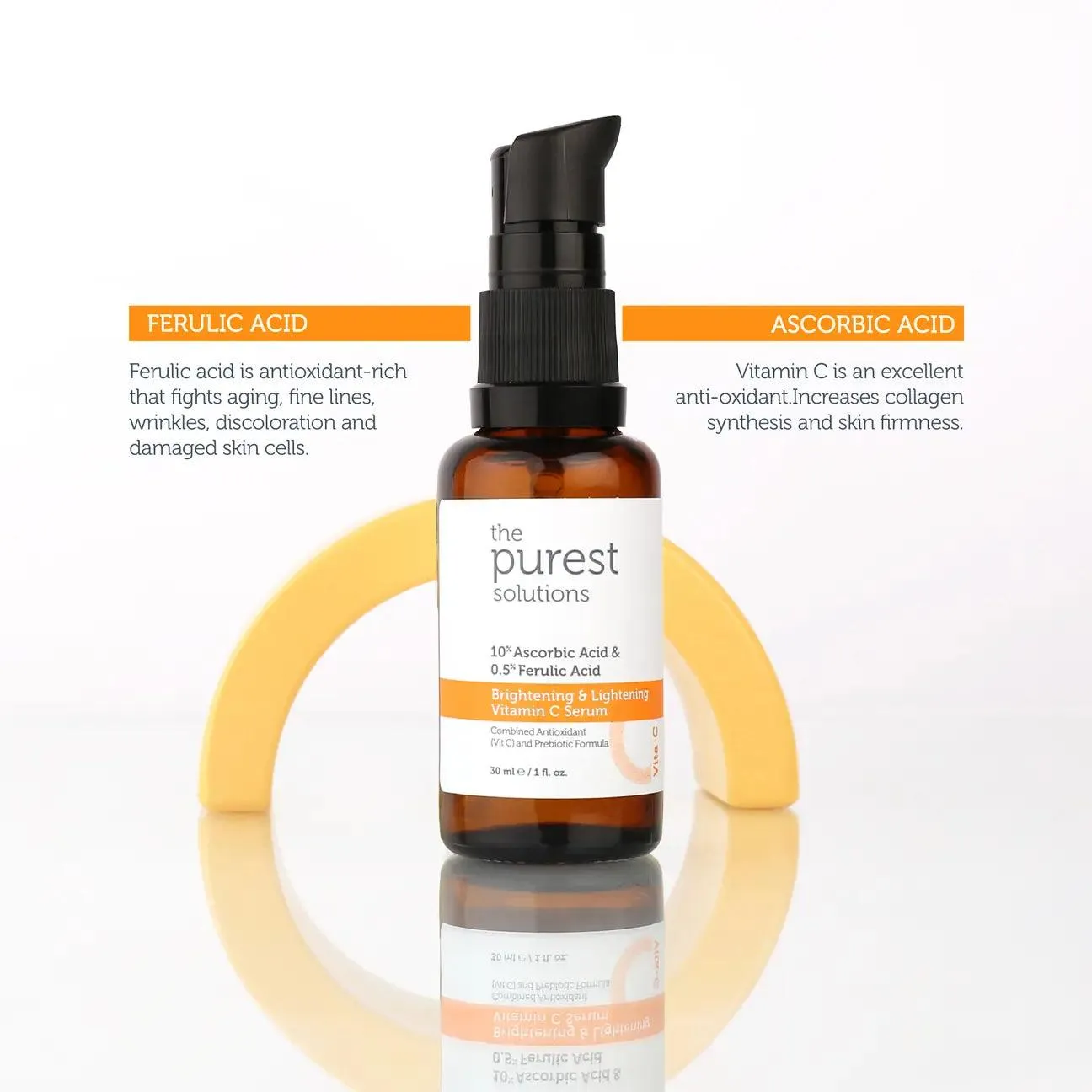 The Purest Solutions Brightening Tint Equalizing Vitamin C Serum 30 ml