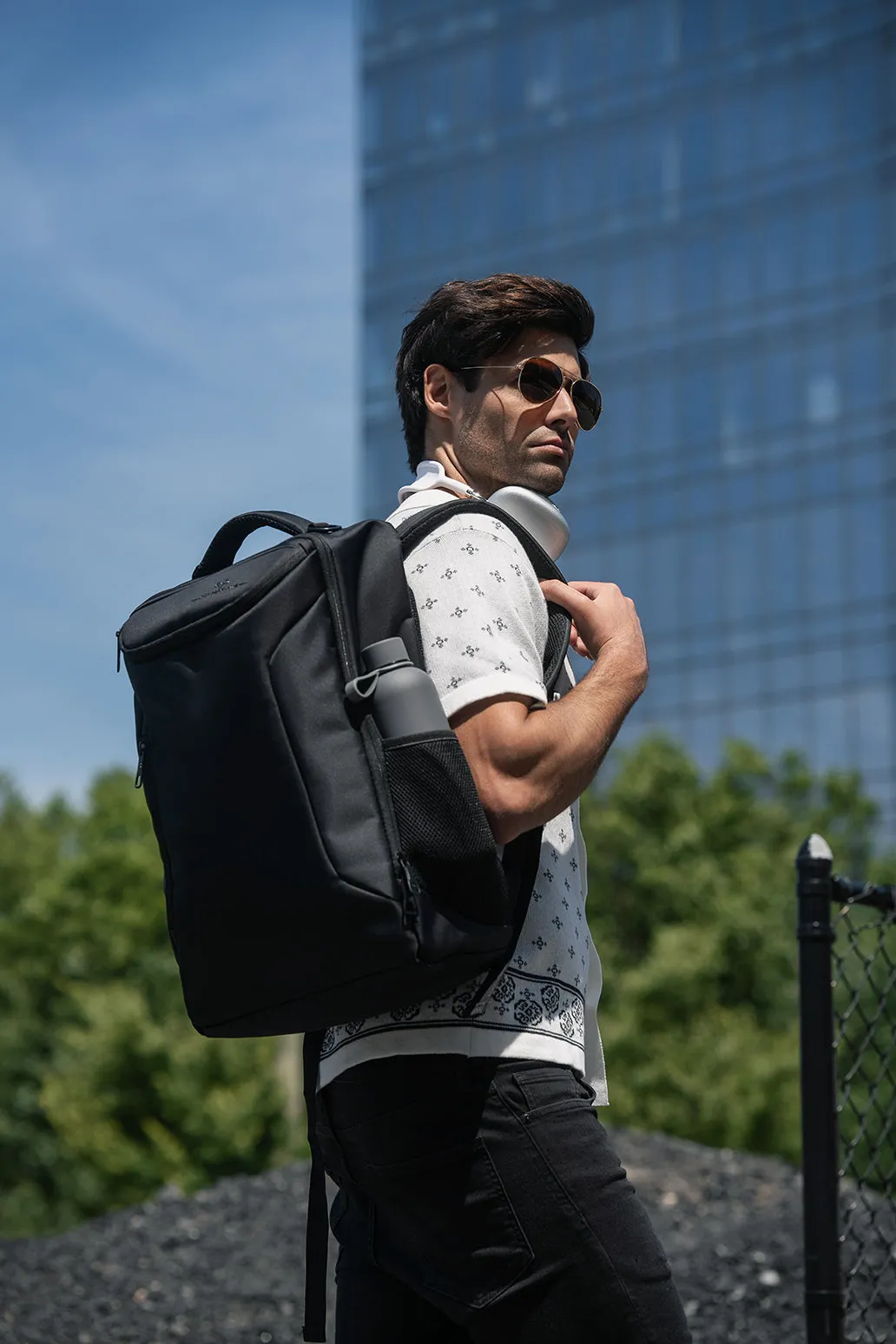 The Troy | 19.5-In Coated Workbook Backpack