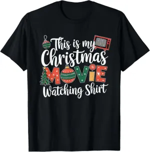 This is My Christmas Movie Watching, Festive Film Lover T-Shirt