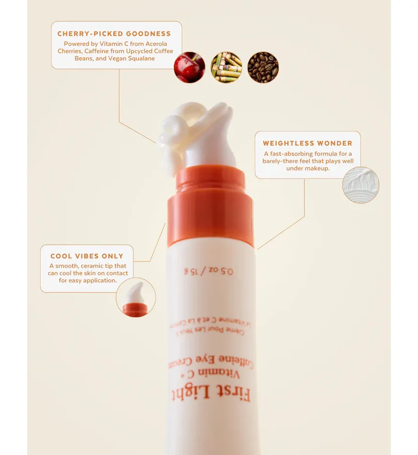 Three Ships - Vitamin C   Caffeine Eye Cream