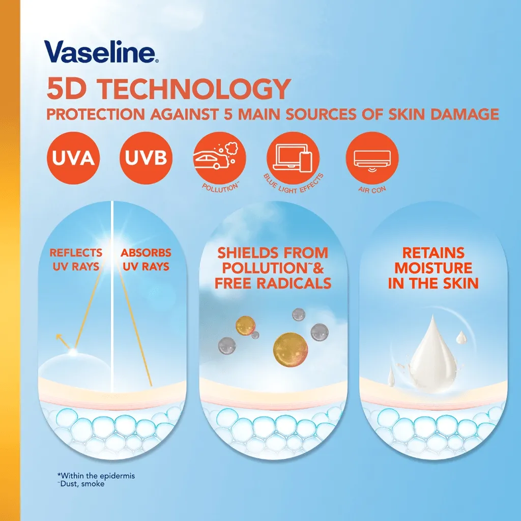 Vaseline Healthy Bright Daily Protection Brightening Serum SPF50  PA     - 300ml