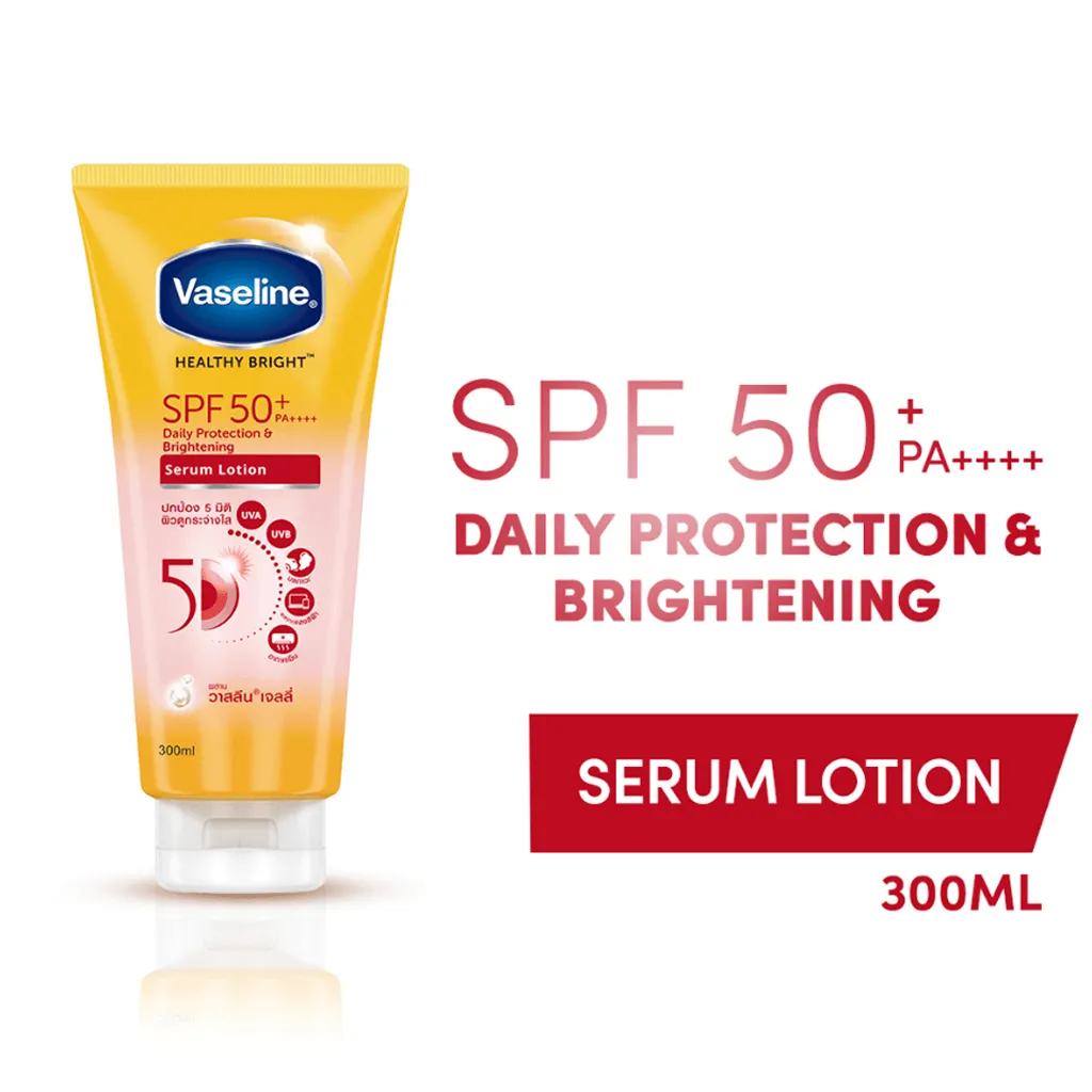 Vaseline Healthy Bright Daily Protection Brightening Serum SPF50  PA     - 300ml