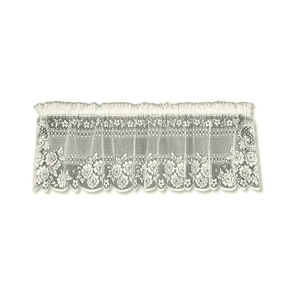 Victorian Rose Lace Valance