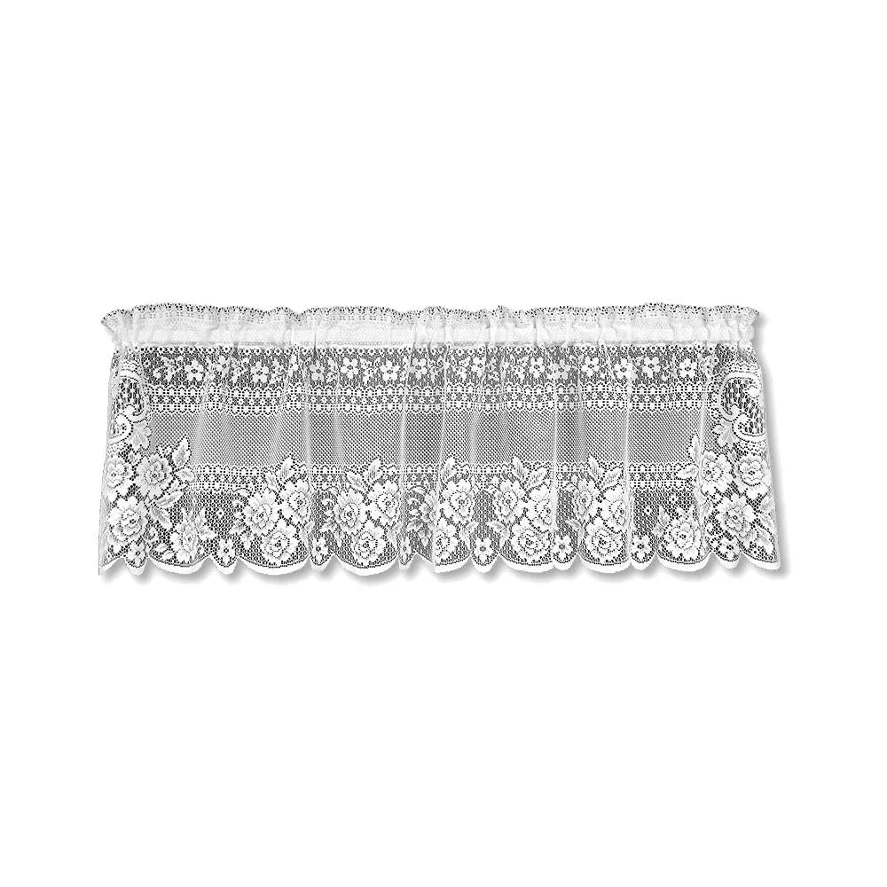 Victorian Rose Lace Valance