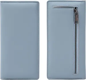 Wallets for Women Slim Thin Soft Leather RFID Blocking Credit Card Holder Bifold Long Ladies Wallet Clutch