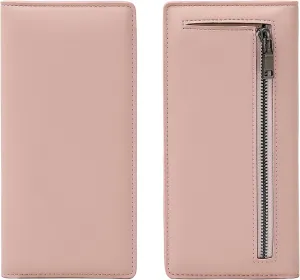 Wallets for Women Slim Thin Soft Leather RFID Blocking Credit Card Holder Bifold Long Ladies Wallet Clutch