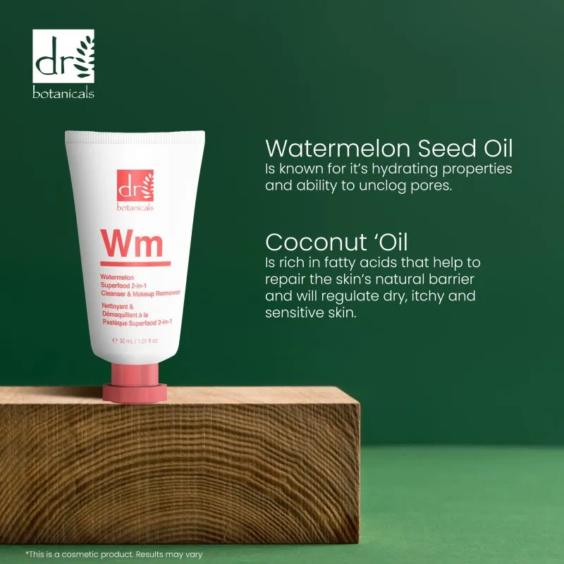 Watermelon 2-In-1 Cleanser & Makeup Remover 30ml