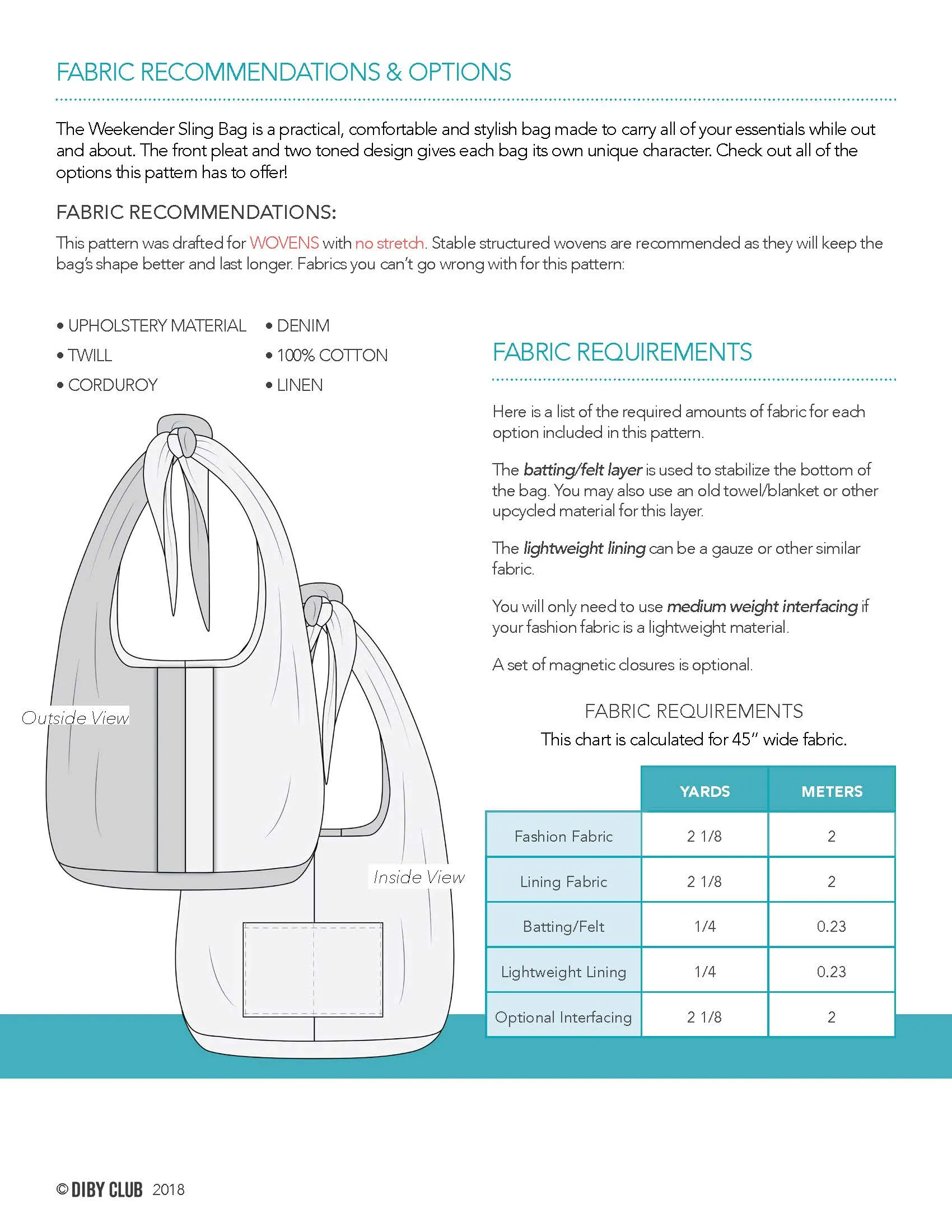 Weekender Sling Bag