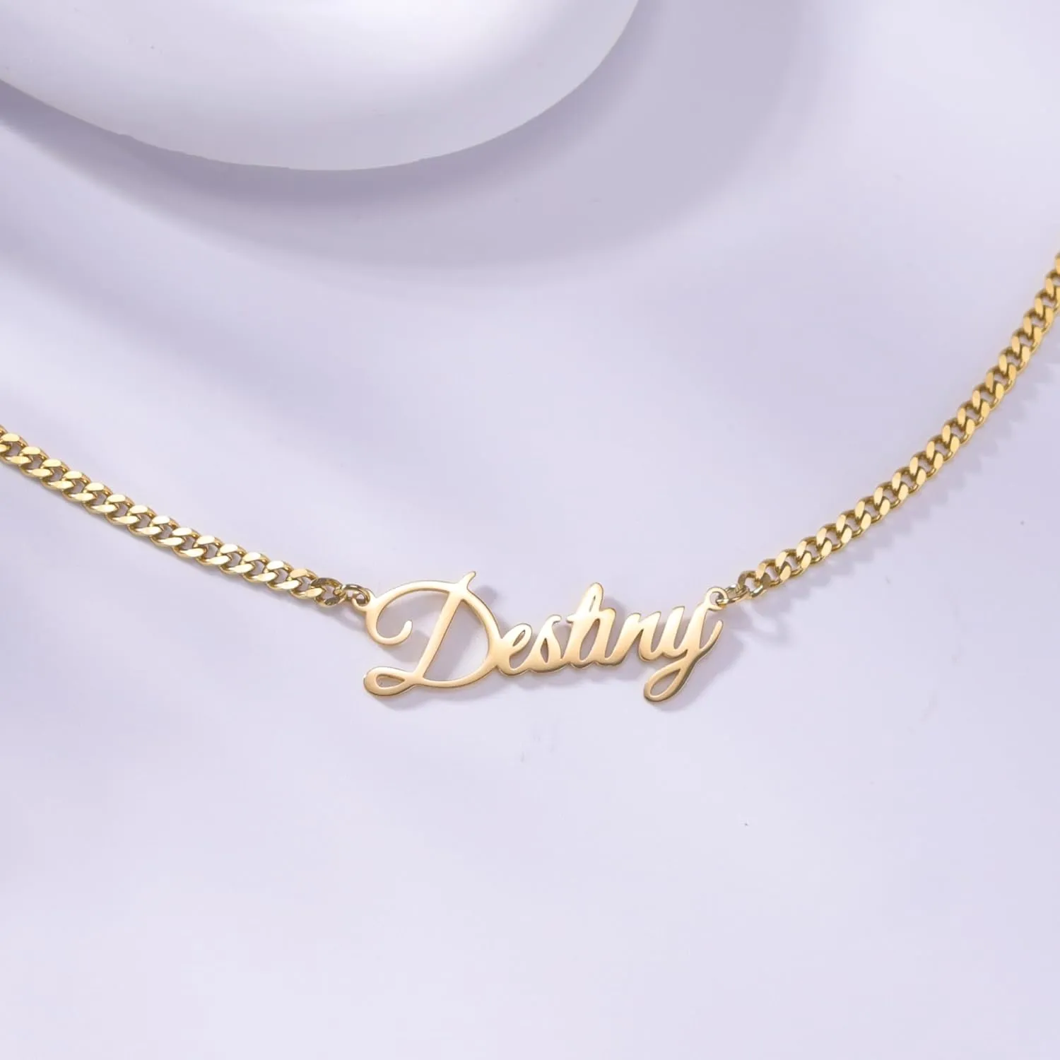 Yofair Ankle Bracelets for Women 18K Gold Plated Custom Gold Name Anklet Personalized Dainty Anklet Bracelet Summer Beach Jewelry for Women